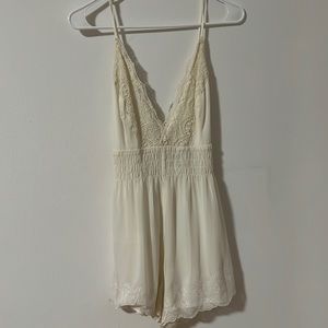 White beach summer romper